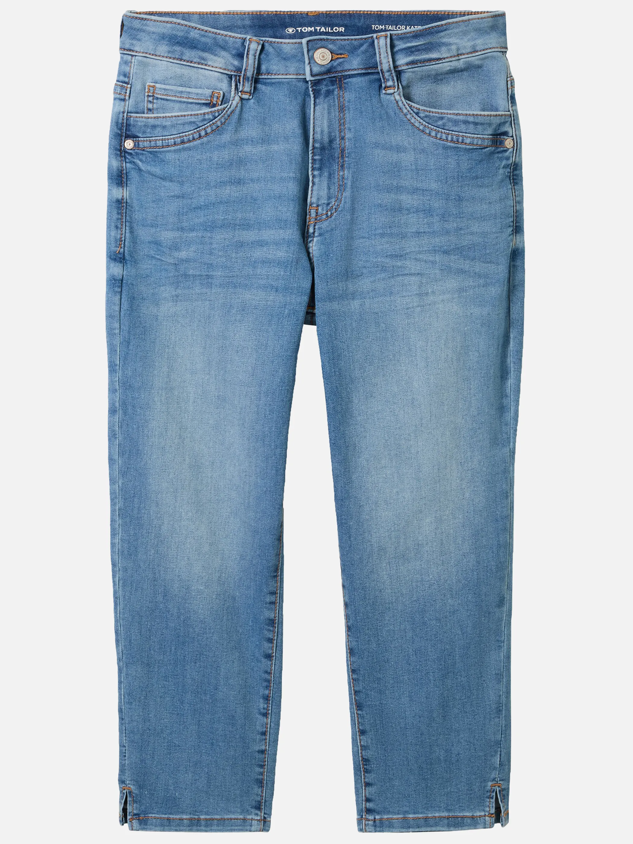 Damen Capri High Waist Jeans 