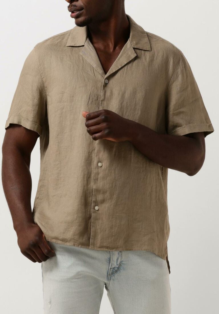 beige drykorn casual overhemd bijan_2 126004