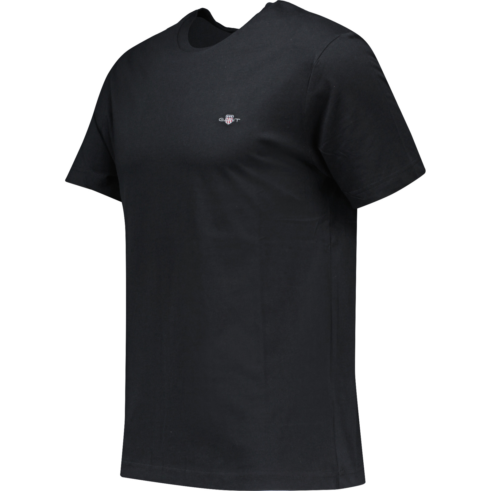 Gant Herren-T-Shirt REG Shield SS Tee M, schwarz
