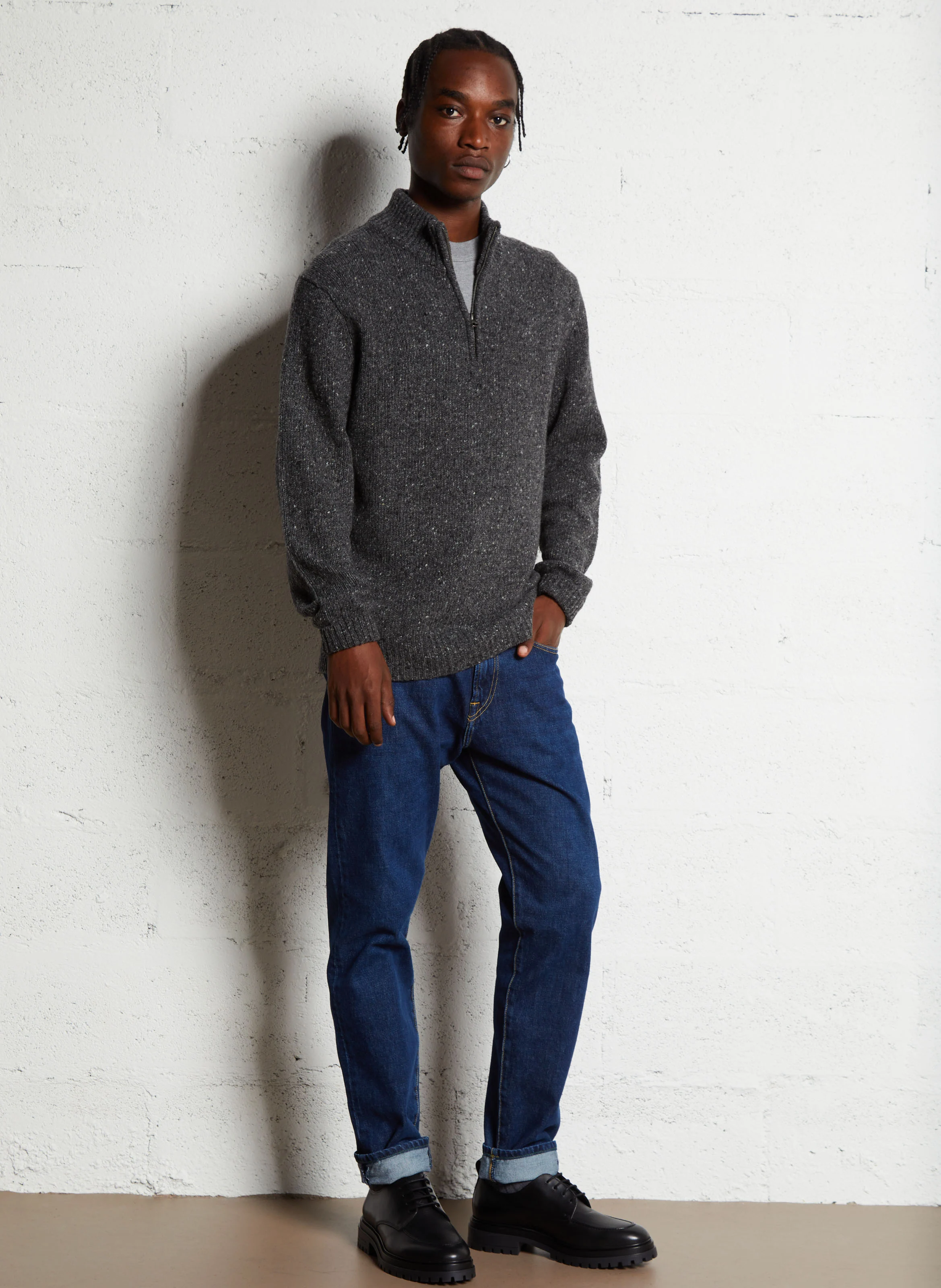 Derbies en cuir | Noir