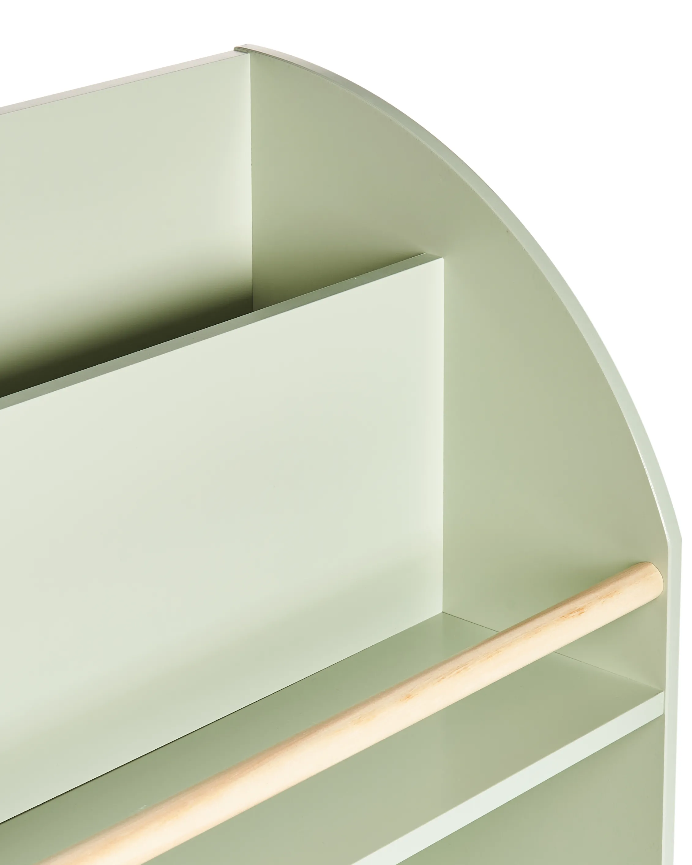 Boekenkast met 3 planken LILOET 102 cm Lichtgroen