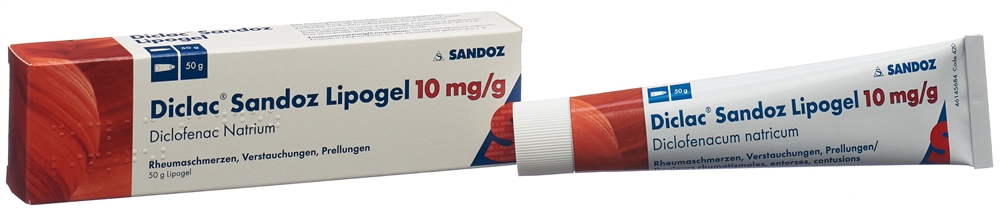 DICLAC Sandoz 10 mg/g<br>50 g, Tube, Gel