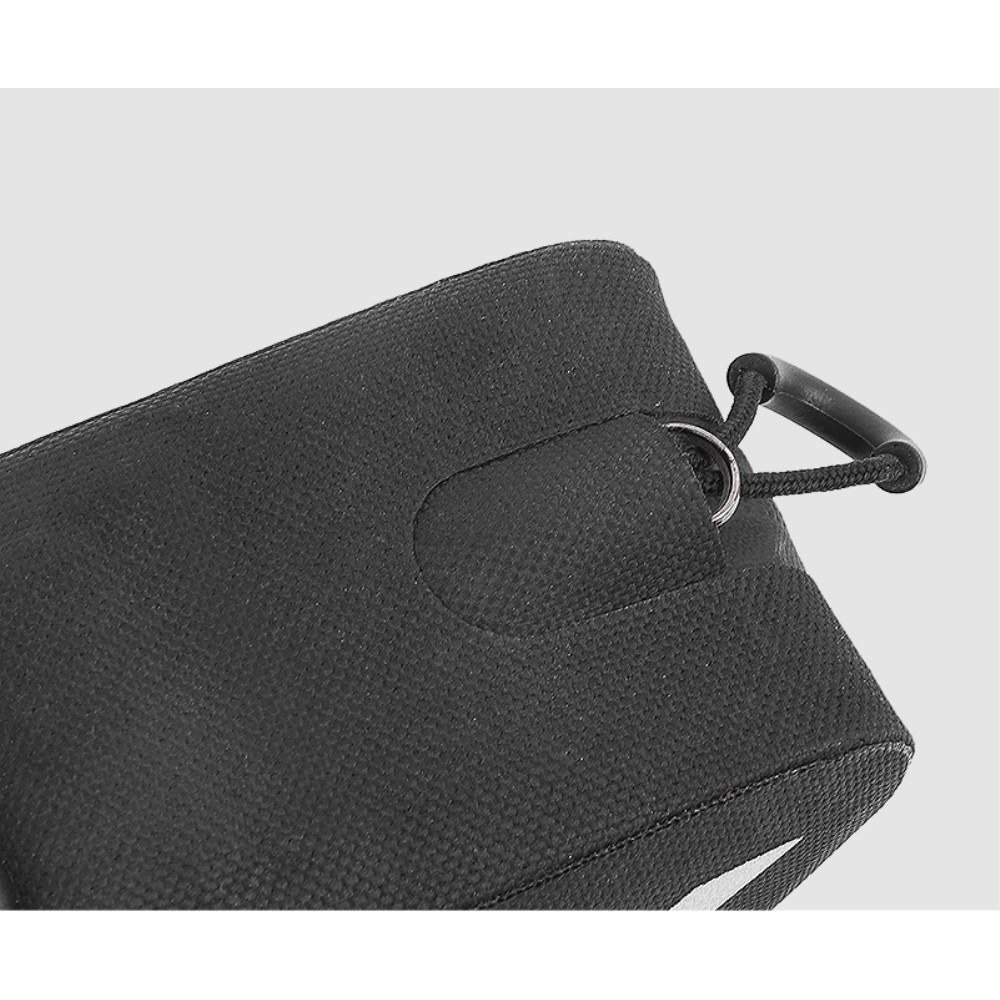 (1L) Wasserabweisende Universal Gravel Bike Satteltasche für das Fahrrad Velo - Schwarz