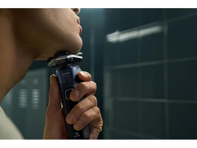 Shaver Series 5000 Elektrischer Scherkopf Haarschneider Bart Trimmer Akku Rasierer Wet & Dry (S5885/25) - Schwarz