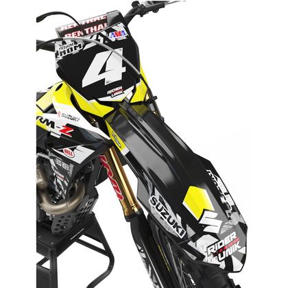 Kit déco RiderUnik PICAM RESTYLE POLISPORT - Noir / Jaune
