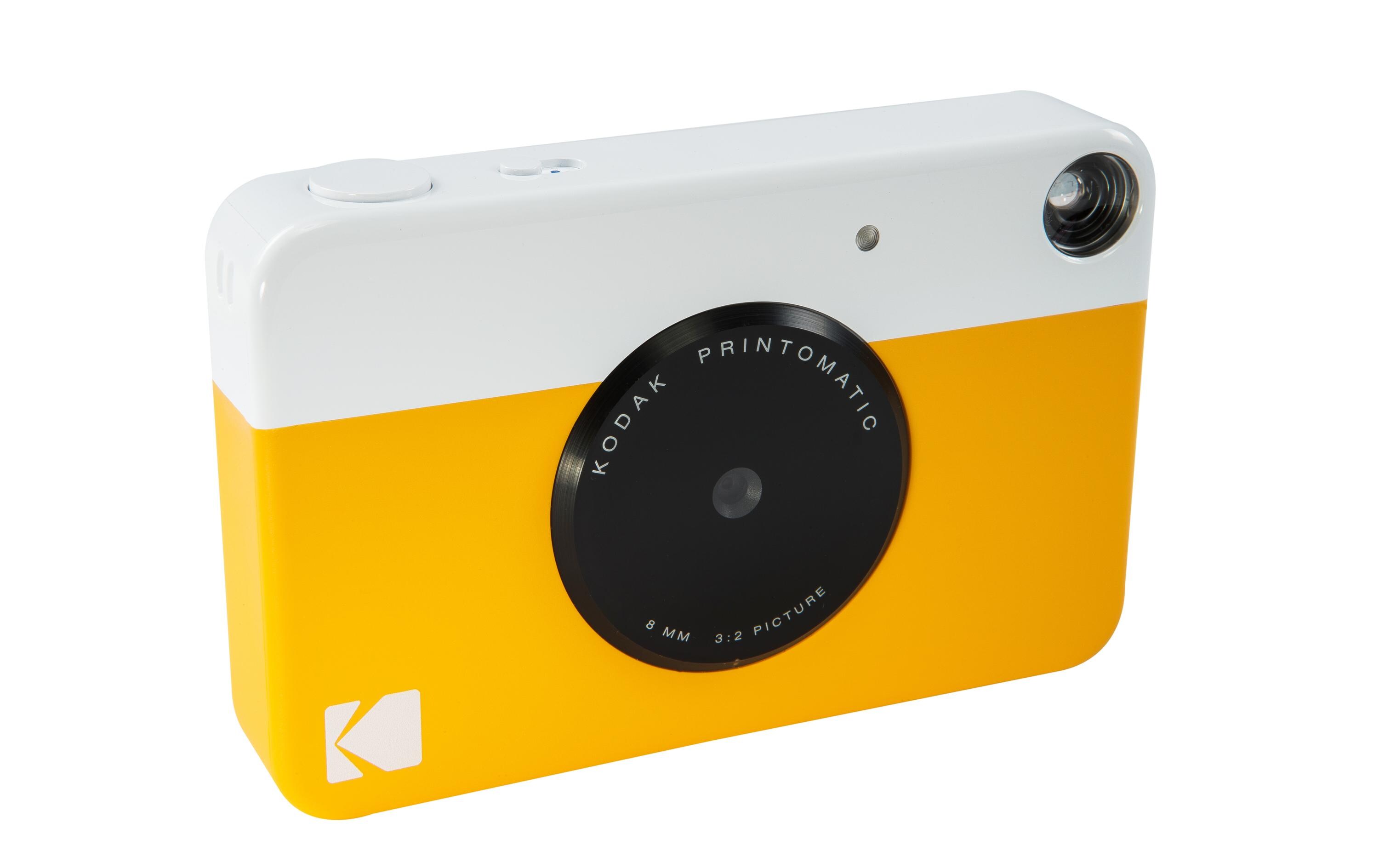 Fotokamera Printomatic Gelb<br>Aufnahme und Abzug im Handumdrehen