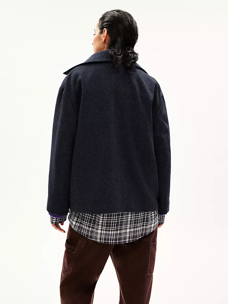 ARMEDANGELS Wolljacke MAJELAA dunkelblau