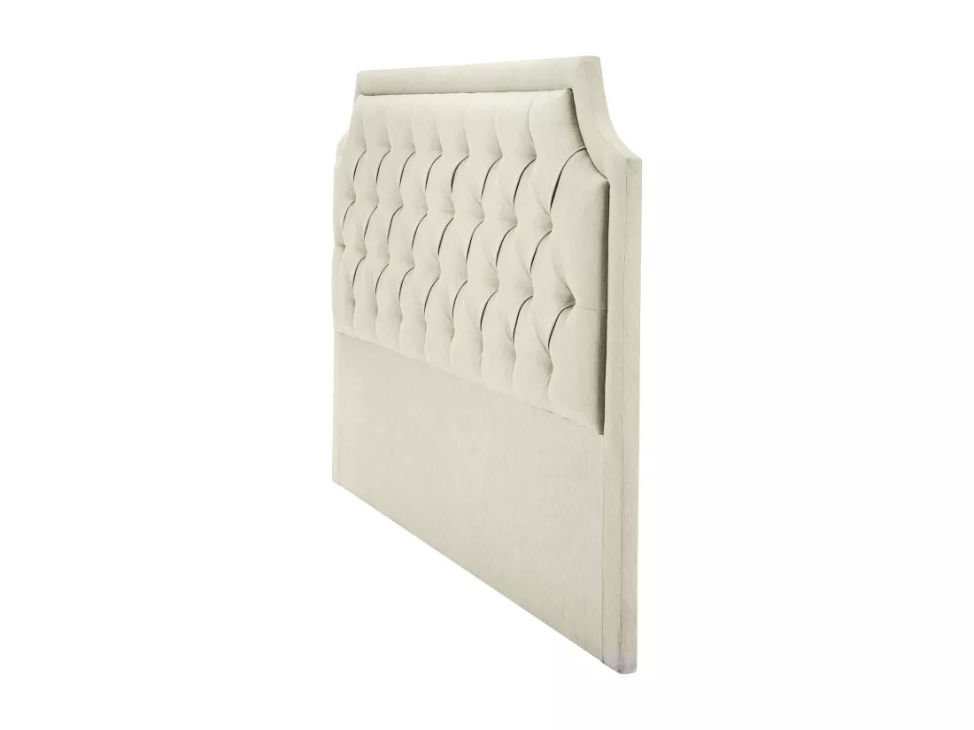 Tête de lit capitonnée 170 cm - Tissu - Beige - JOHENE