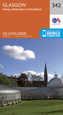 Glasgow - OS Explorer Map 342 (Sheet map, folded)