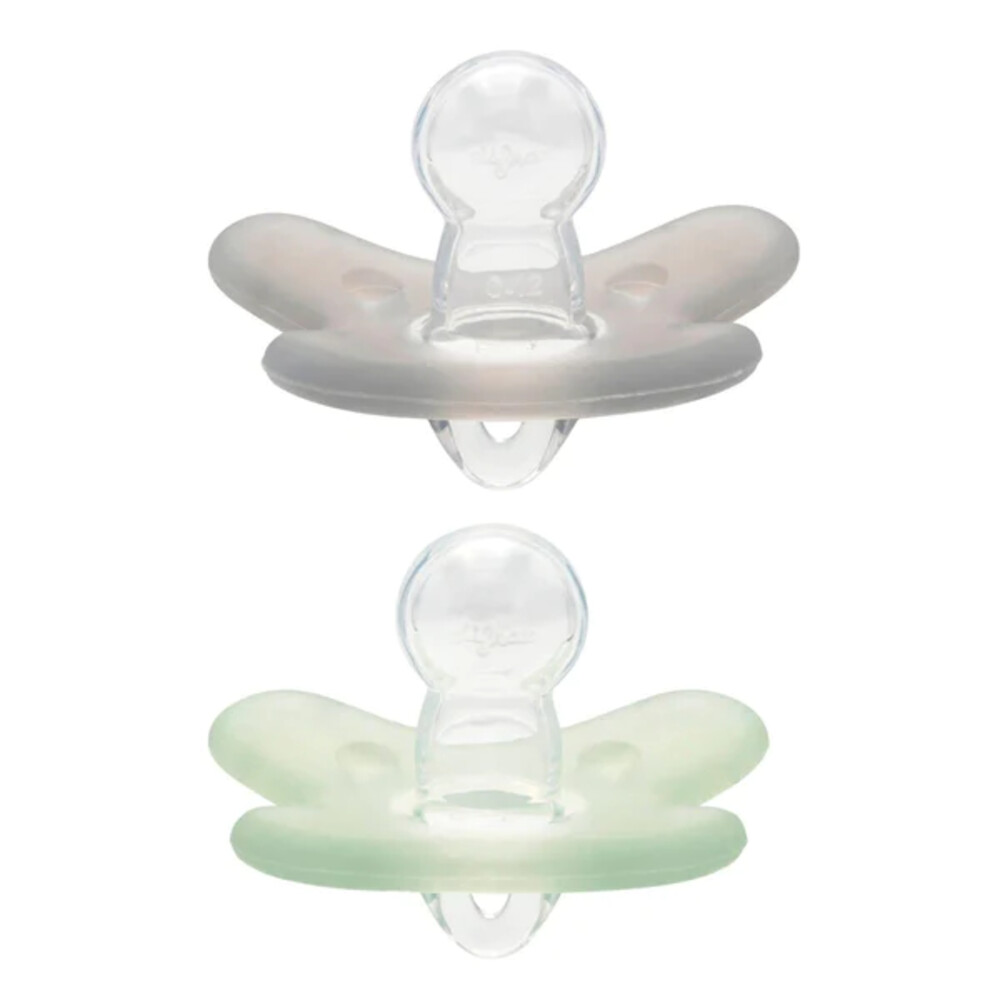 Difrax Fopspeen Natural Siliconen 6-12 mnd Stone Sage2 stuks