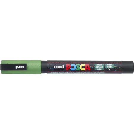 Posca Marker UNI POSCA PC-3M Glitter grün
