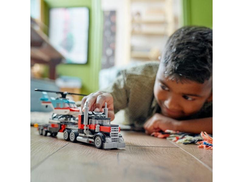LEGO® Creator Tieflader mit Hubschrauber 31146 3-in-1-Spielset