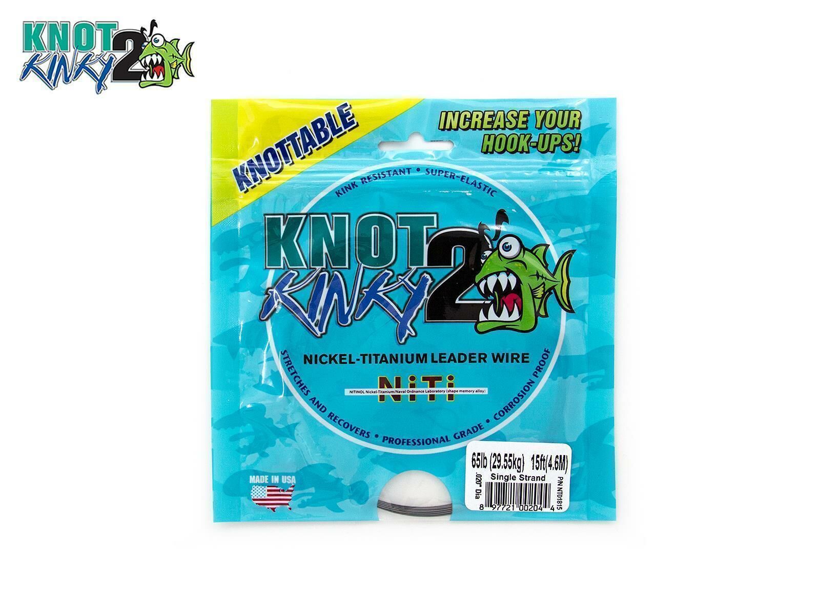 4.5 m Knot 2 Kinky 1x1 Titanium - 12 lb