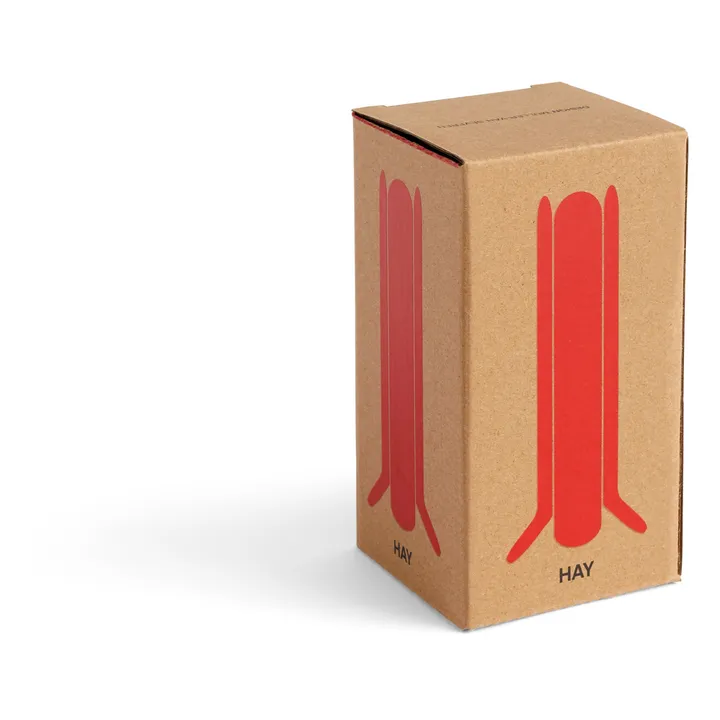 Hay Bougeoir Arcs en acier inoxidable  | Rouge