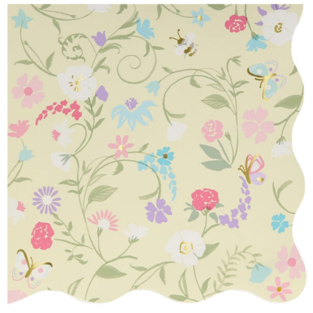 Meri meri servetten ladurée paris floral - small - 16st