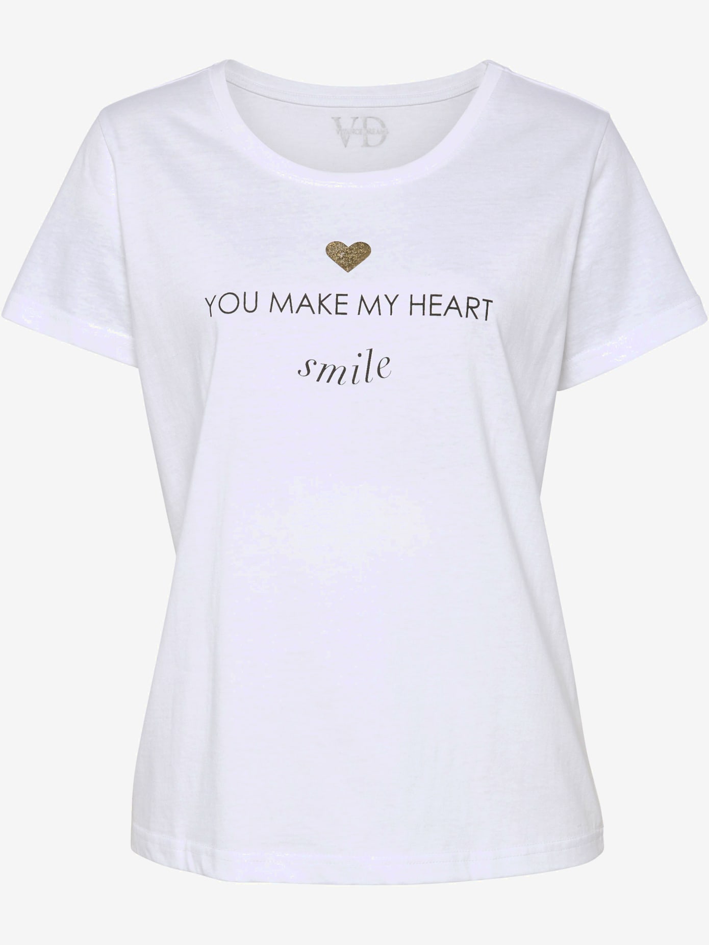 T-shirt à manches courtes avec imprimé devant