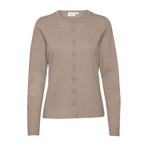Saint Tropez MilaSZ R-neck Cardigan, Atmos Melange, XXL