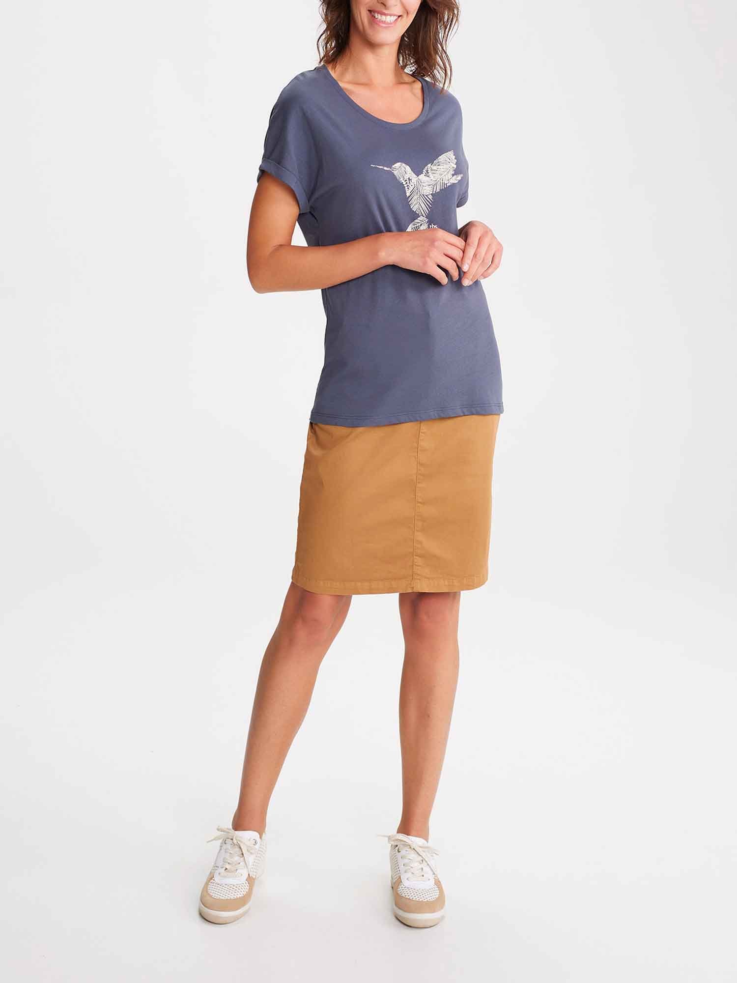 Tee Shirt Femme Coton Biologique Marine