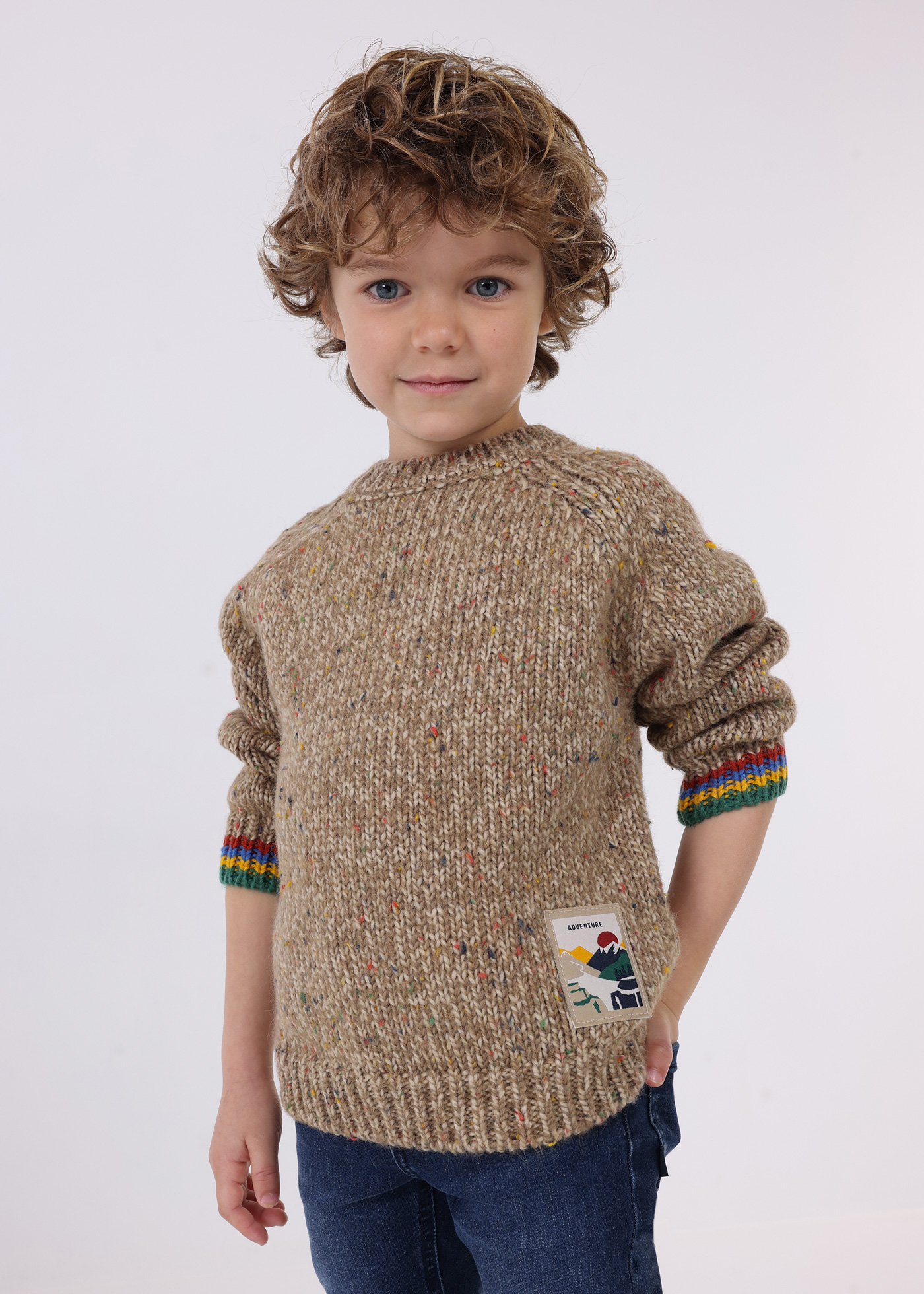 Camisa de malha infantil