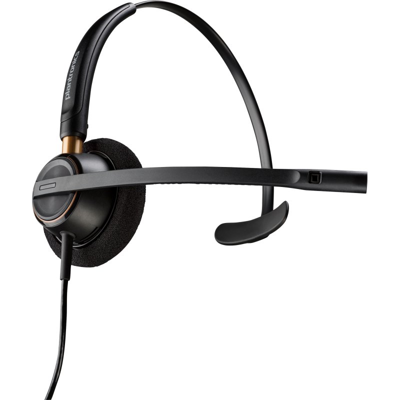 HP Poly Micro-casque Poly EncorePro 510D monaural numérique avec fonction Quick Disconnect TAA