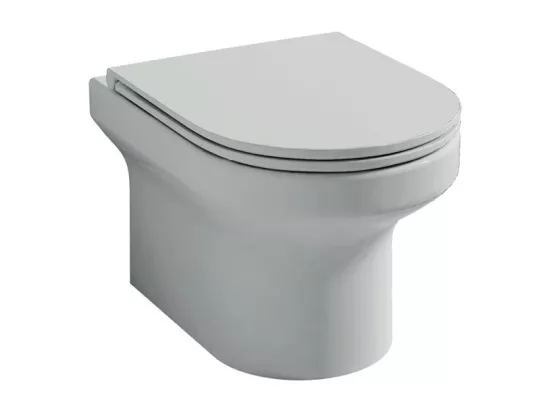 WC suspendu sans bride JACOB DELAFON Elite abattant extraplat
