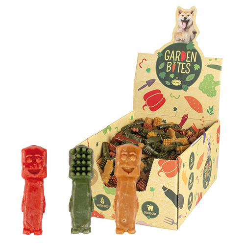 Escova de dentes DUVO GARDEN BITES VEGGIE TOBY (BLISTER TS 5 CM 500 GR (50 UN))