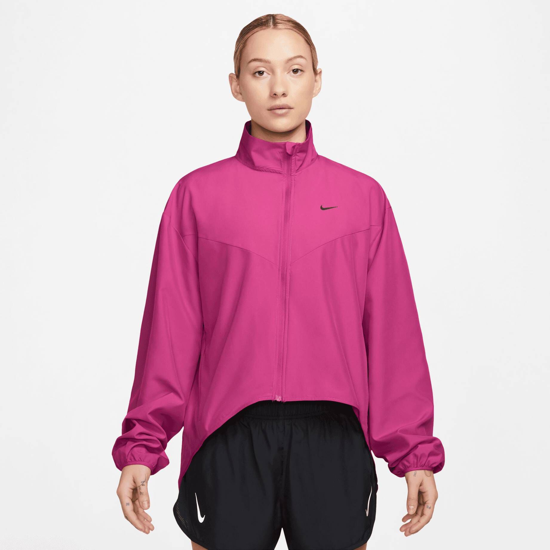 Nike| Damen Laufjacke DRI-FIT SWOOSH HBR JKT