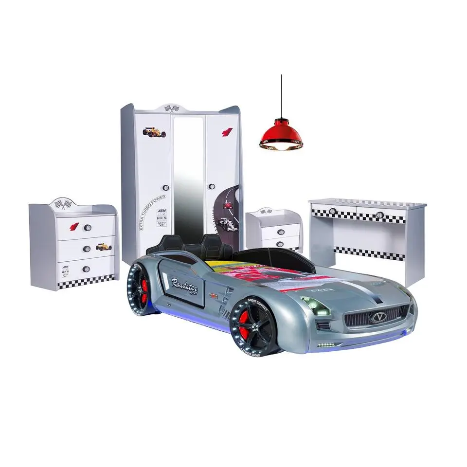 V Power kledingkast auto Wit