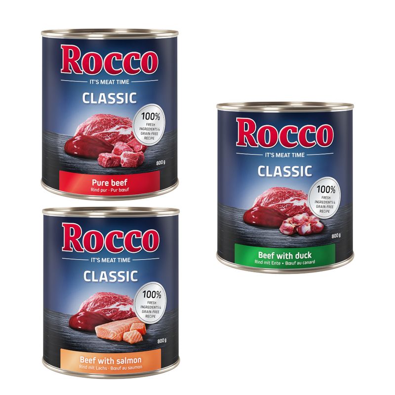 Lot mixte Rocco Classic 6 x 800 g