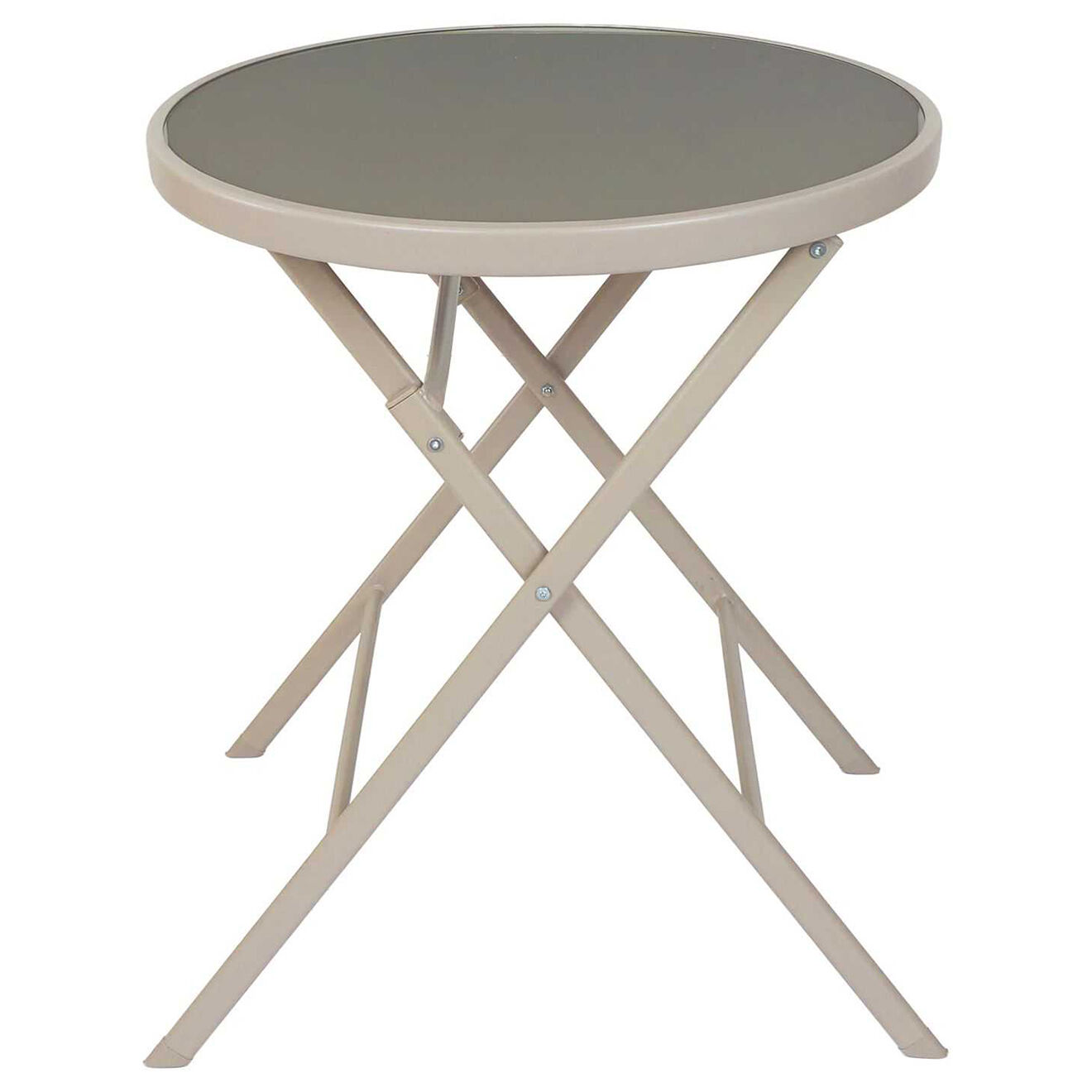 Home Deco Factory Table Elba beige - 60x71x60 cm