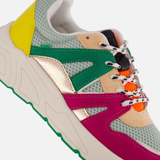 POSH by Poelman Sneakers groen Synthetisch