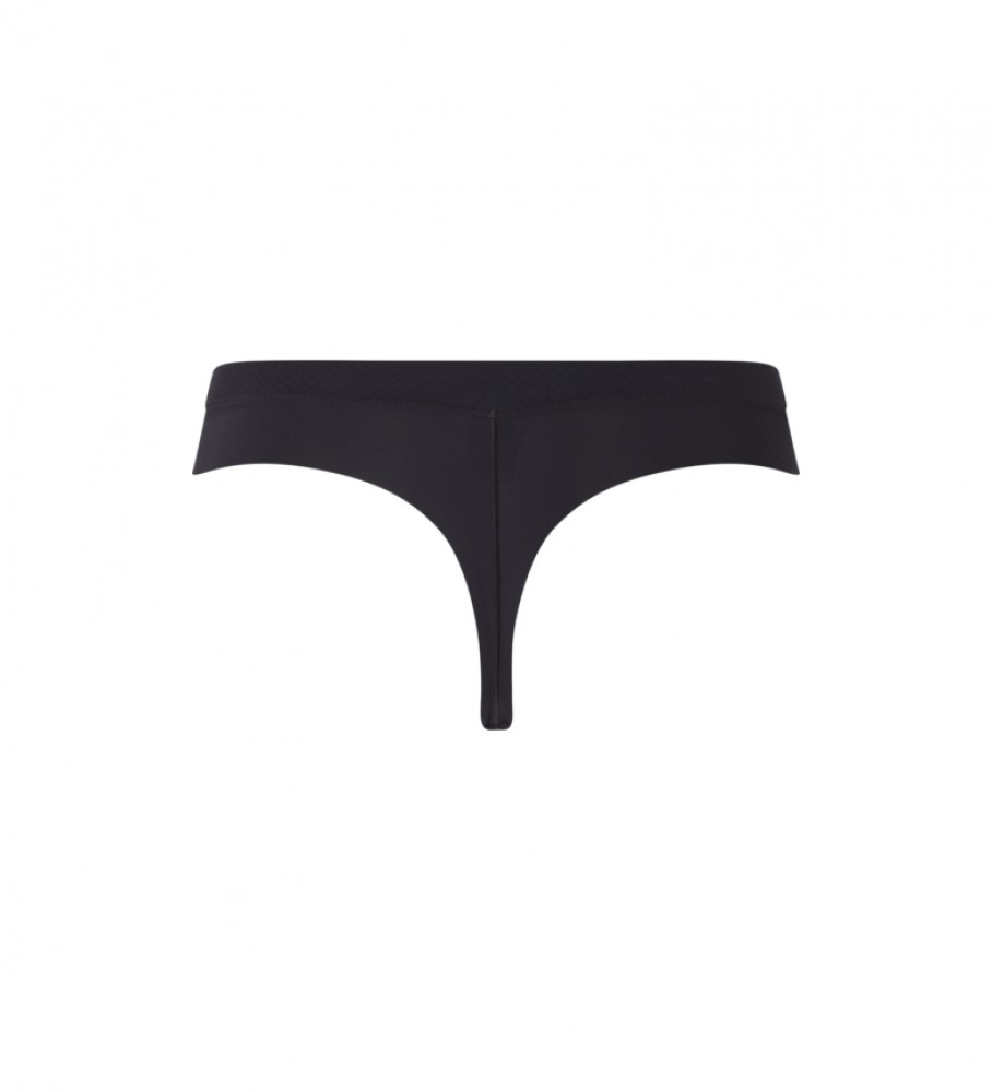Calcinha fio dental preta Calvin Klein