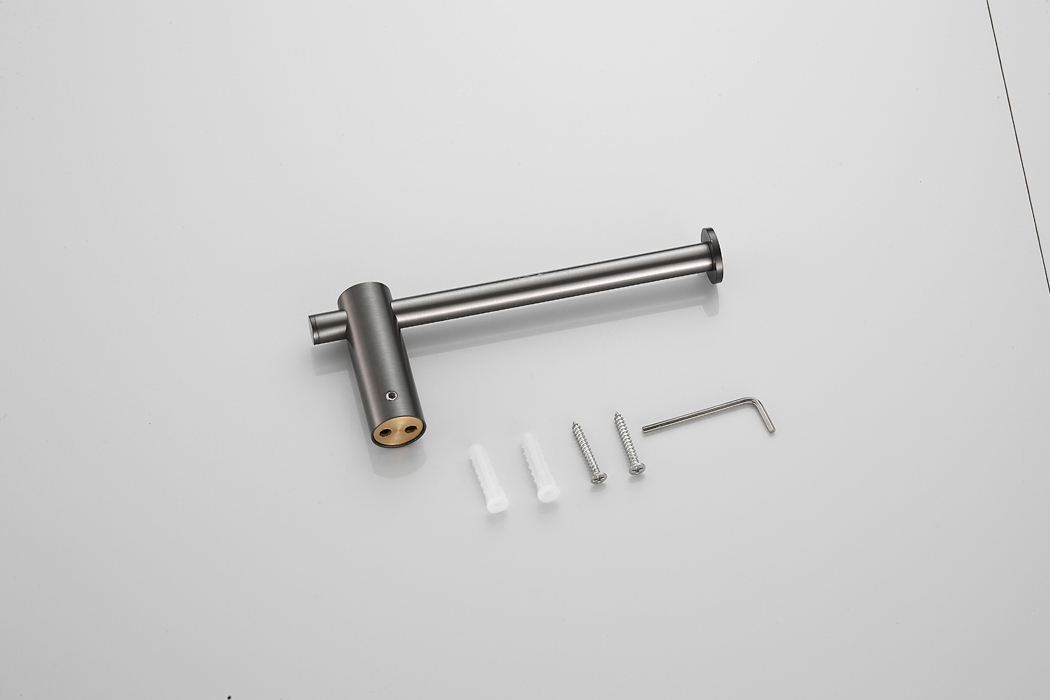 Saniclear Academy toilet rolhouder verouderd ijzer - gunmetal