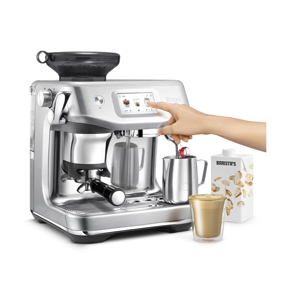 Sage the Barista Touch Impress, mit Kaltextraction - Siebträgermaschine Stainless Steel