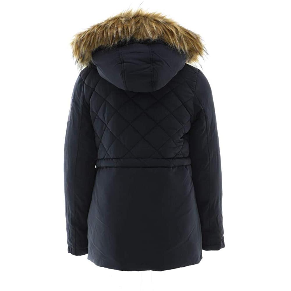 Teddy Smith Parka Bleu Marine Femme Teddy Smith Pivencya