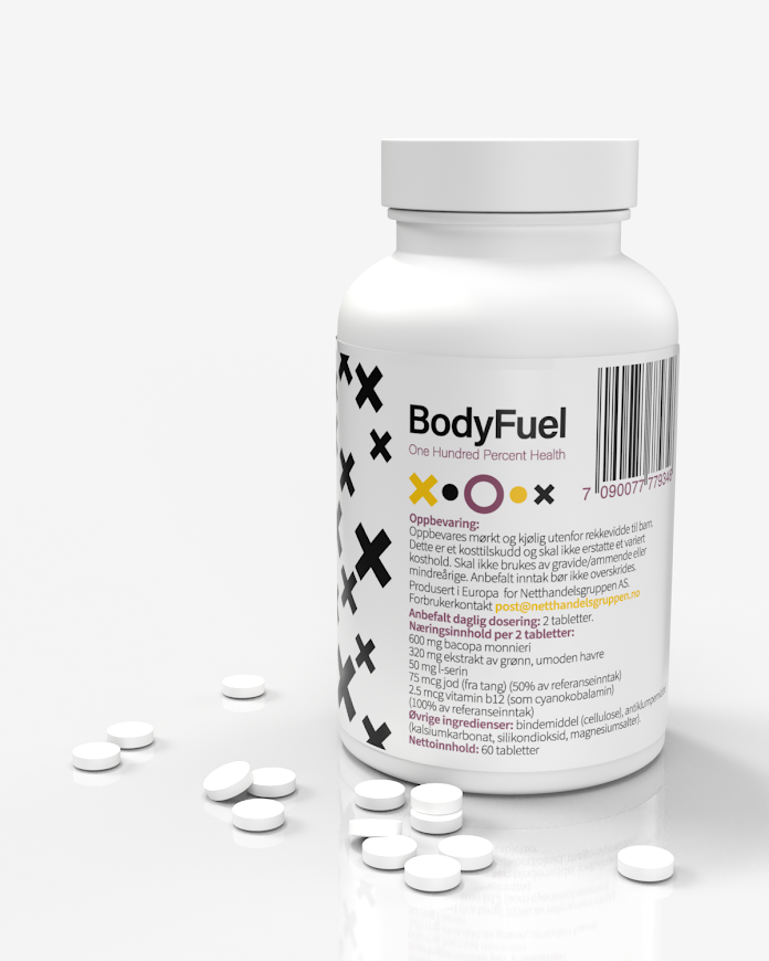 3x BodyFuel Focus - Konsentrasjonstilskudd