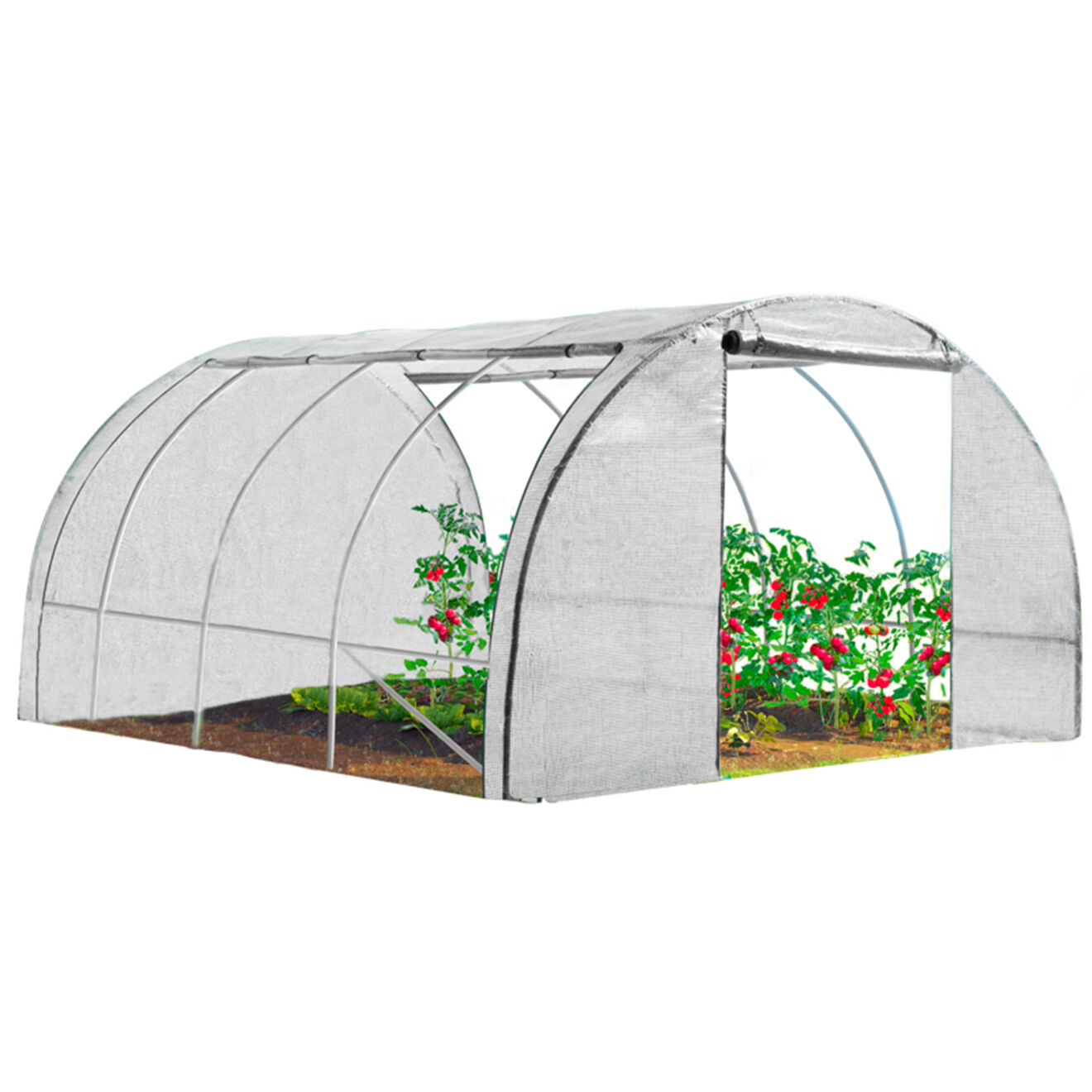 Pratik Garden Serre de Jardin 3x4m 4 Saisons blanche