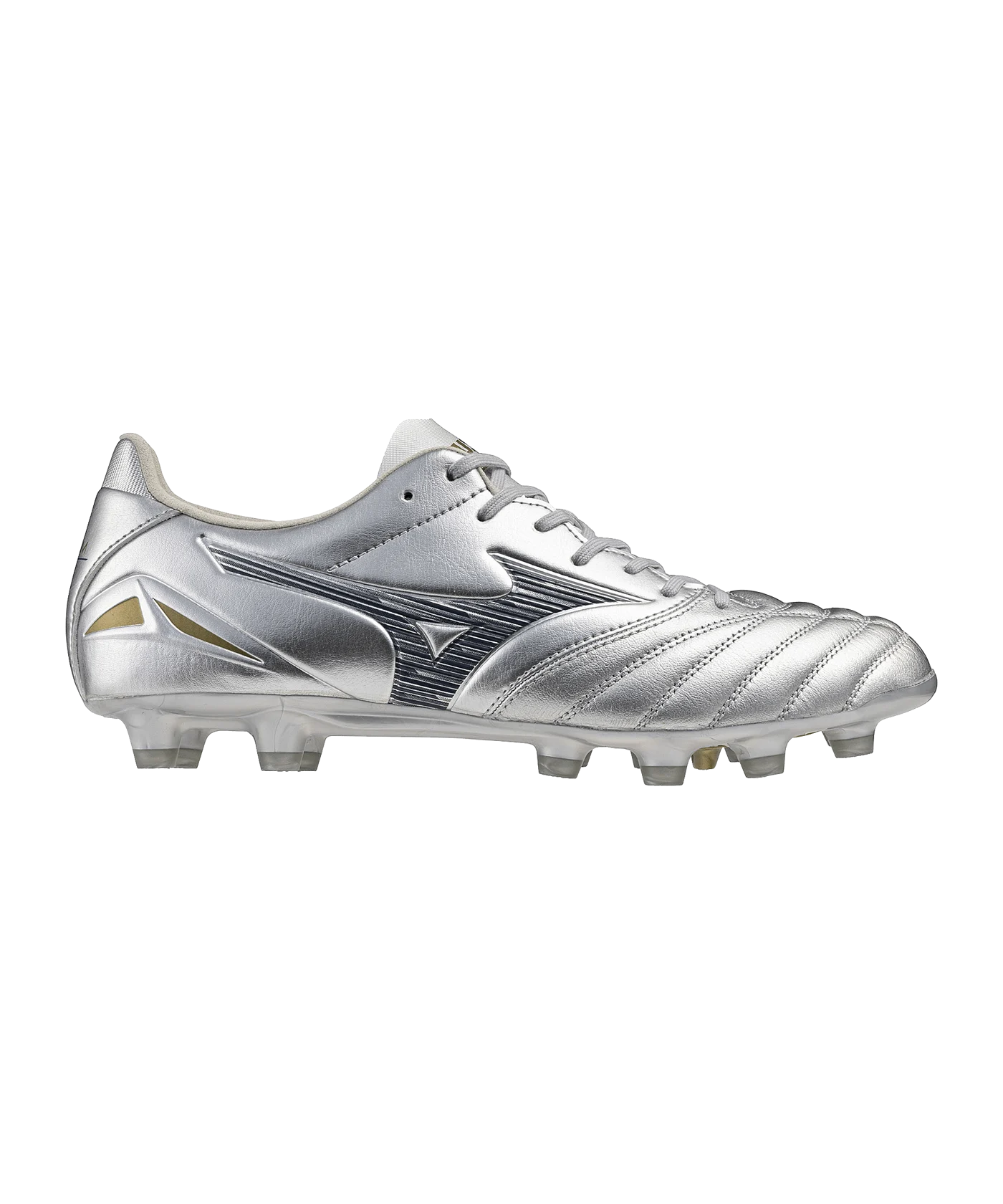 Mizuno Morelia Neo IV Pro FG Platinum Silver Silber F04