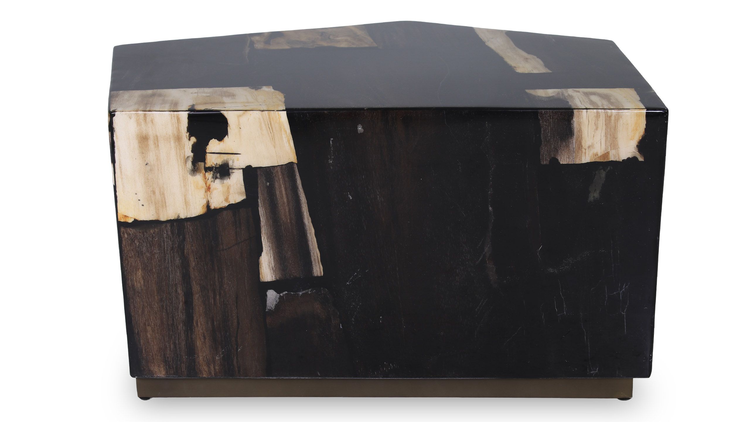 Salontafel Petrified Wood Medium 706818 Rayn B53 x D66 x H35 cm