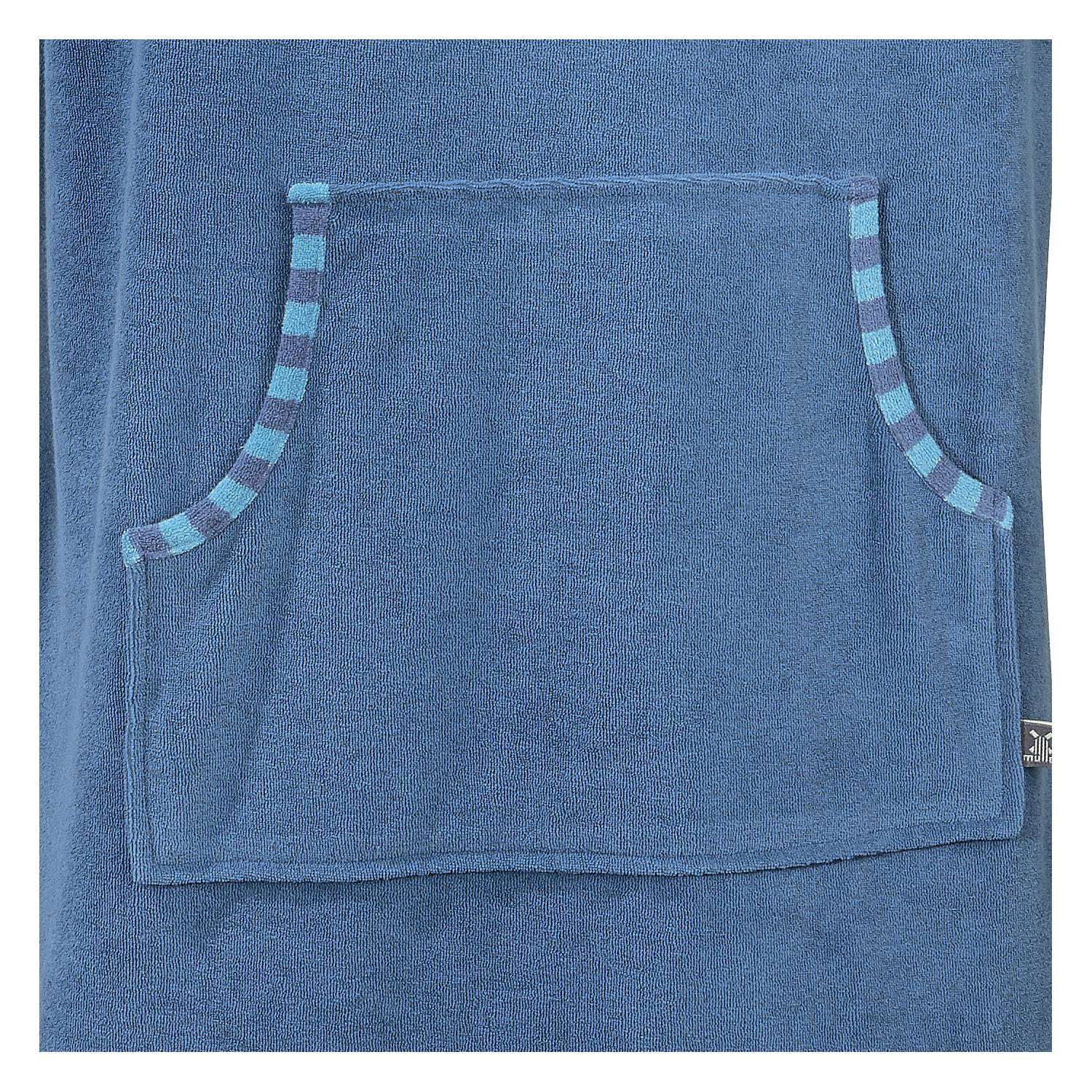 Erwin Müller Leichtfrottier Unisex-Poncho mit Kapuze
