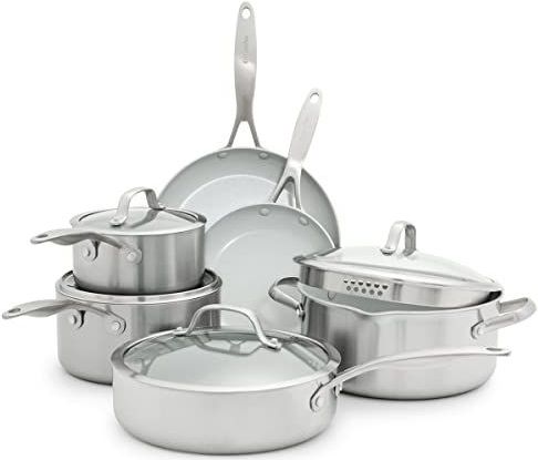 Pannenset - RVS - 6 Delig