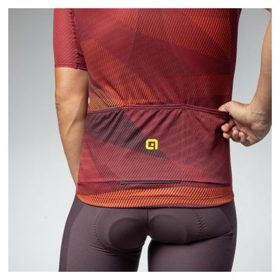 Maillot Manches Courtes Alé Connect Rouge