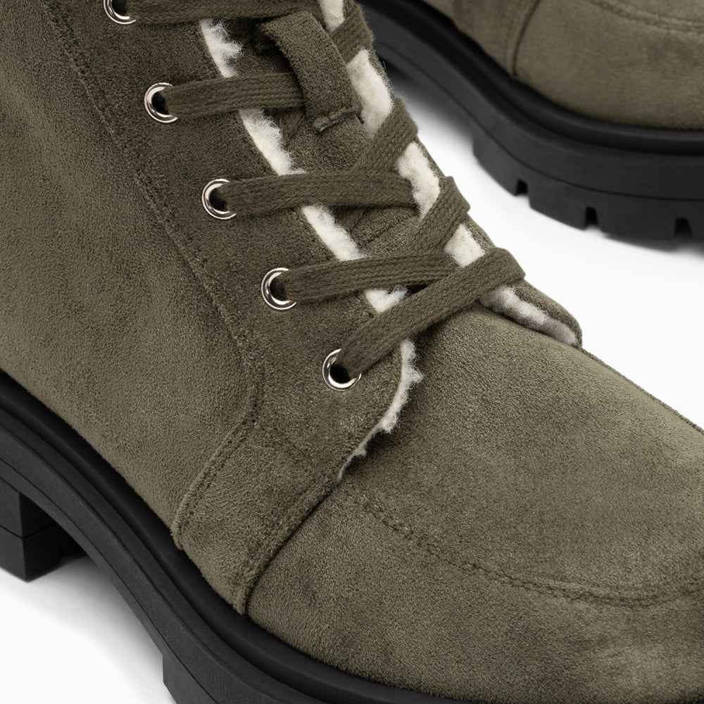 Bottines-Bottines rangers Sally kaki