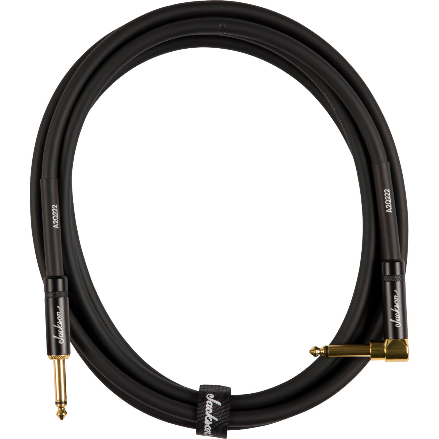 Jackson High Performance jack kabel zwart recht-haaks 3.33 m