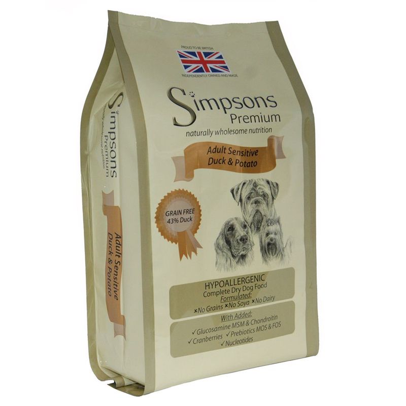Simpsons Premium Adult Sensitive canard & pommes de terre