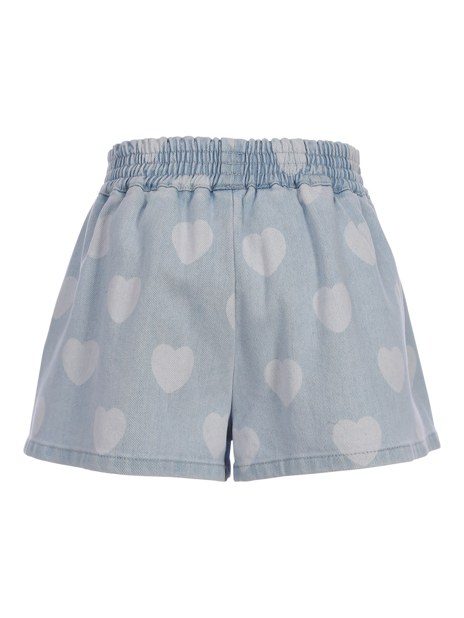 Looxs Looxs little heart denim shorts heart denim