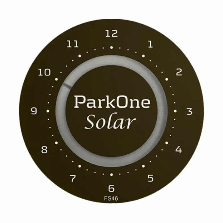 ParkOne Solar Elektronisk P-skive FS46