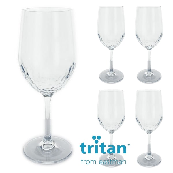 Lot de 4 Verres à vin Tritan RIMAS 35cl