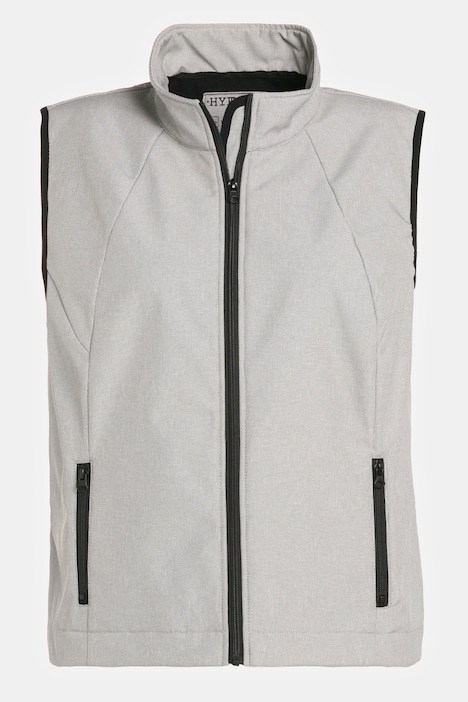 Softshell-Weste, Fleecefutter, Stehkragen