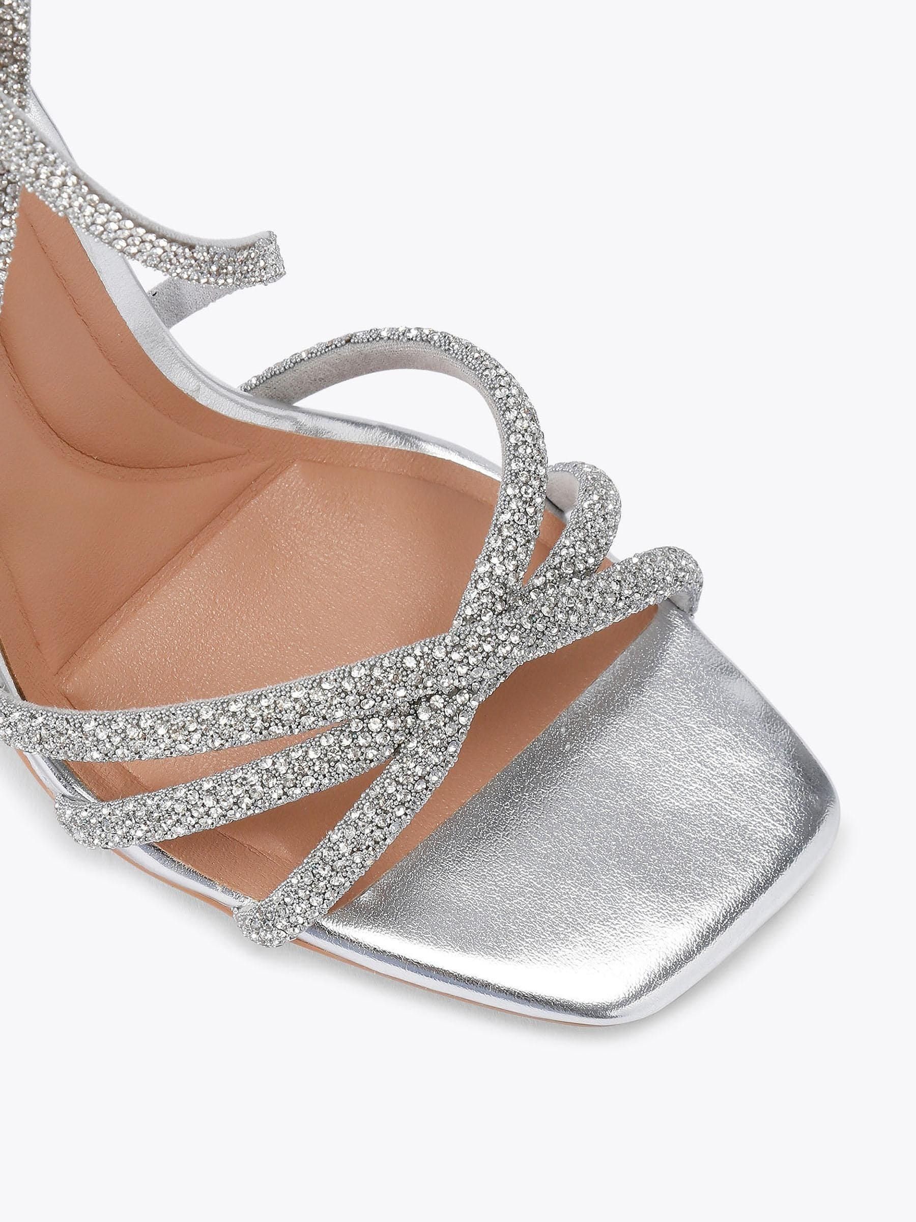 Zilver - Carvela Paparazzi Tie Sandals